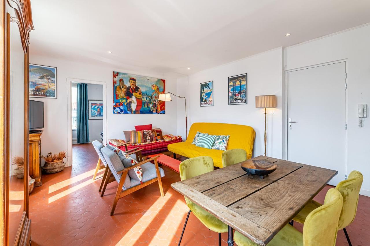 Balcon Filant, Vue 180, Store, Netflix, Clim ,Ascenseur, T2, Acces Avec Code Apartment Marseille Bagian luar foto
