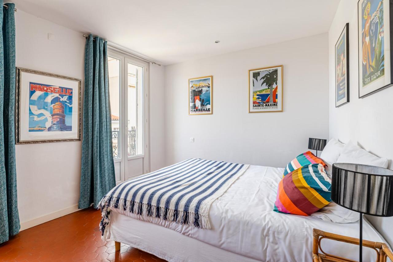 Balcon Filant, Vue 180, Store, Netflix, Clim ,Ascenseur, T2, Acces Avec Code Apartment Marseille Bagian luar foto